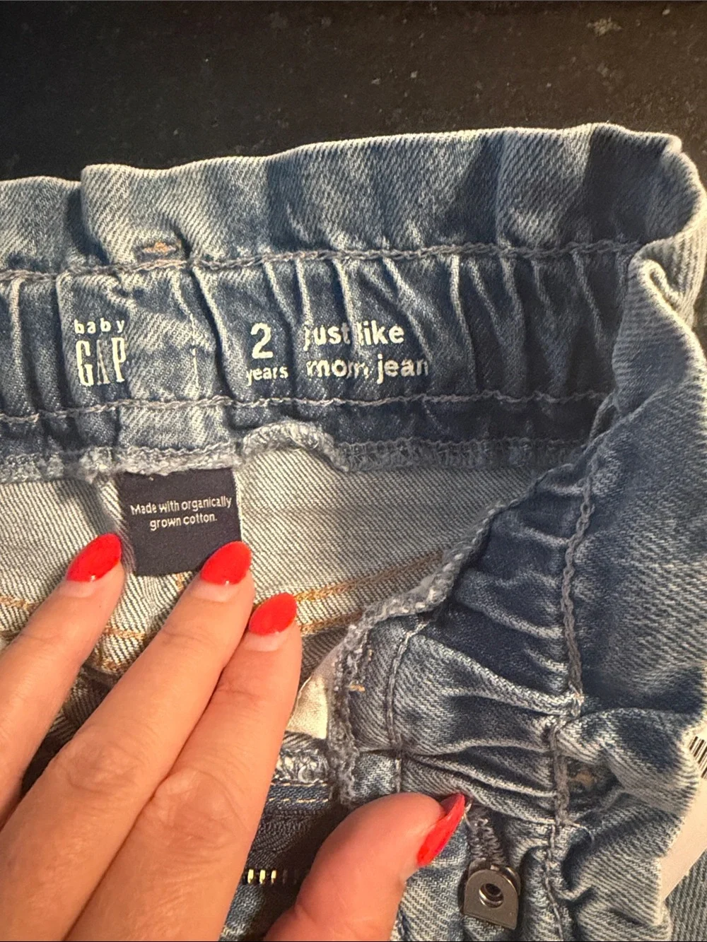 Kids Light Blue Paperbag Waist Denim Jeans